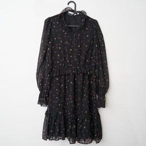 &other stories short floral printed dress